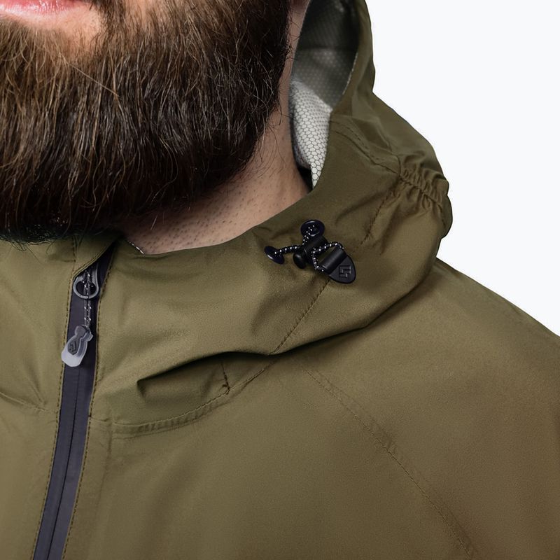 Alpinus men's rain jacket Girdiman olive 6