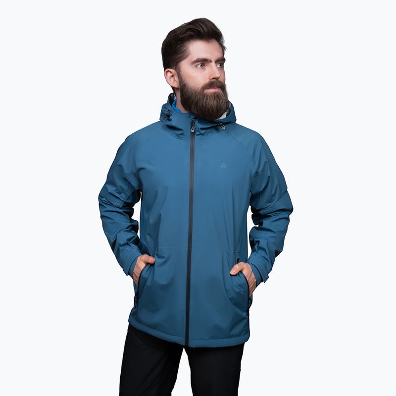Alpinus Girdiman men's rain jacket blue 3