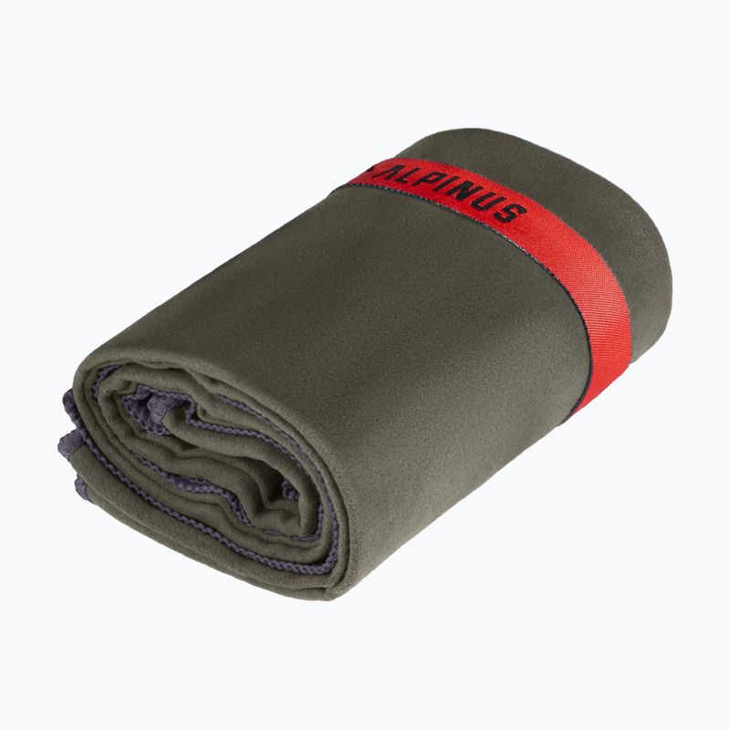 Towel Alpinus Canoa dark green 2