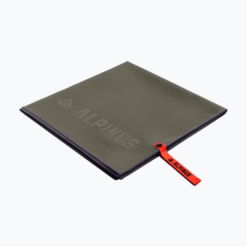 Towel Alpinus Canoa dark green 3