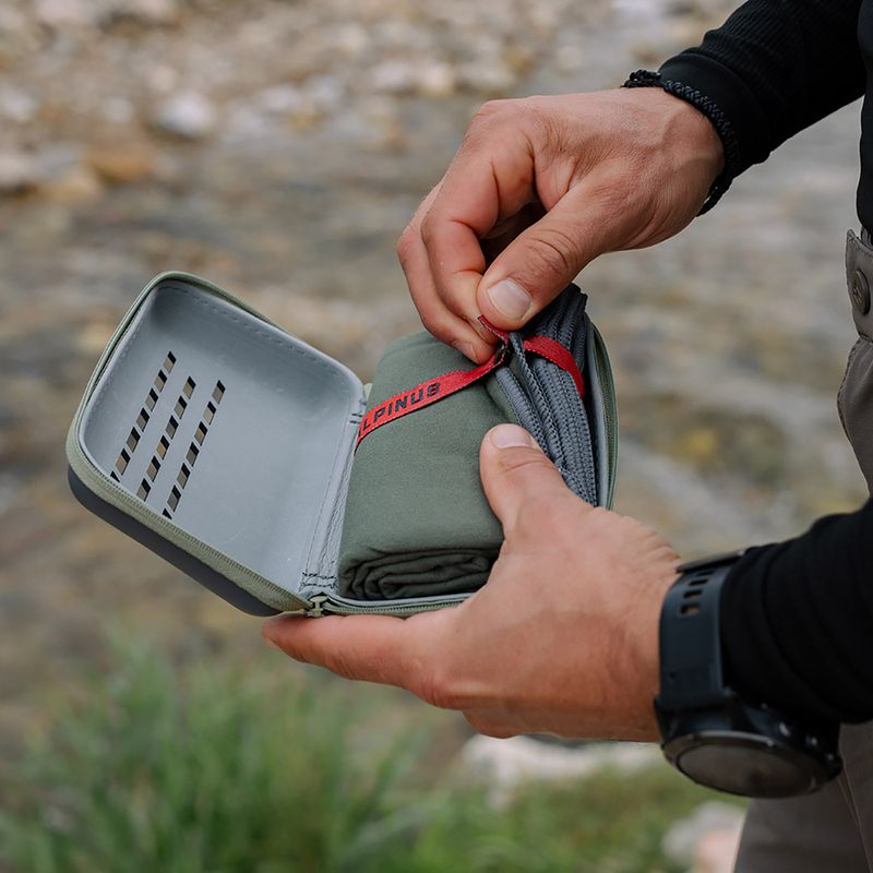 Towel Alpinus Canoa dark green 8