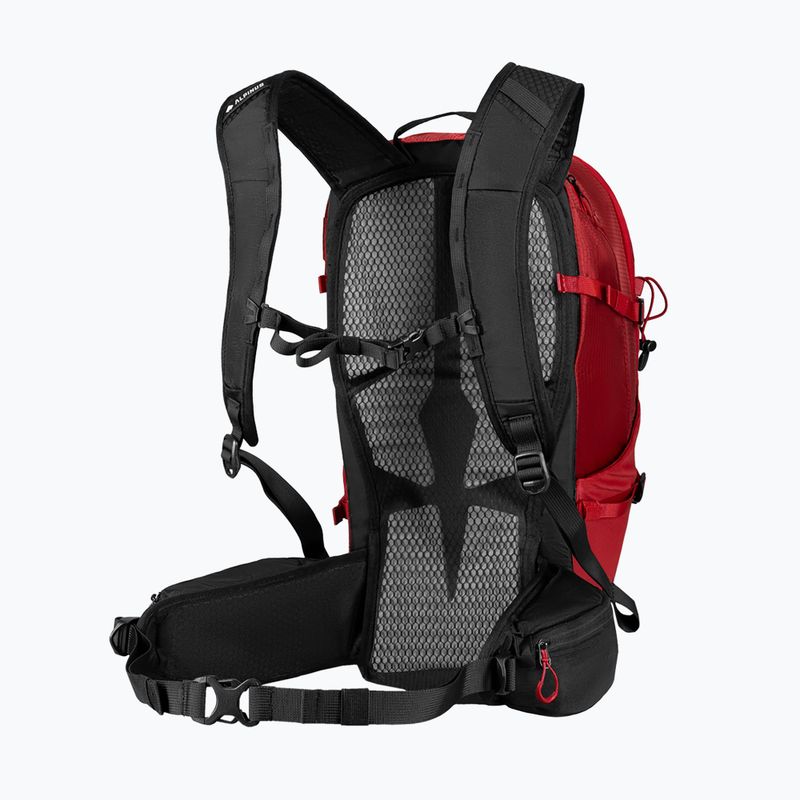 Hiking backpack Alpinus Negoiu 20 l ciemny czerowny 2