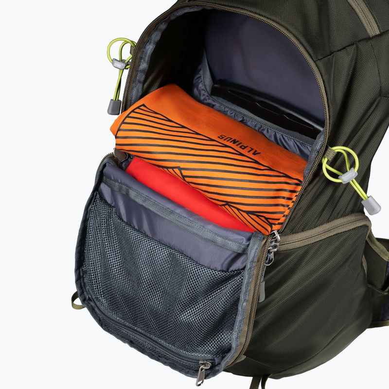 Hiking backpack Alpinus Anayet 25 l limonkowy/green 7