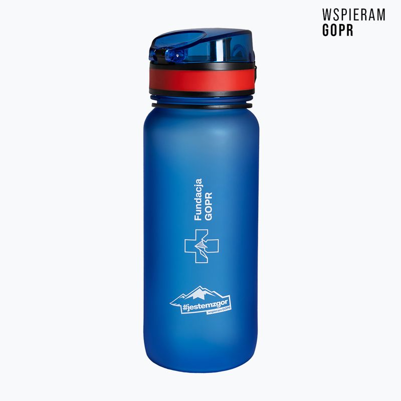 Alpinus Trysil GOPR Edition 650 ml travel bottle blue/red 2