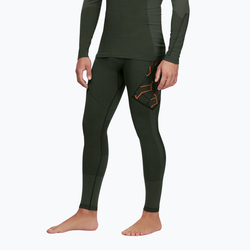 Men's thermal underwear set Alpinus Tactical Gausdal Set green/orange 6