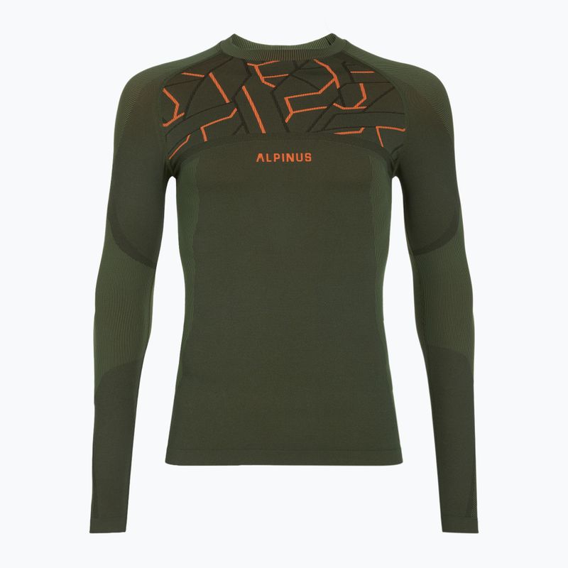 Men's thermal underwear set Alpinus Tactical Gausdal Set green/orange 11