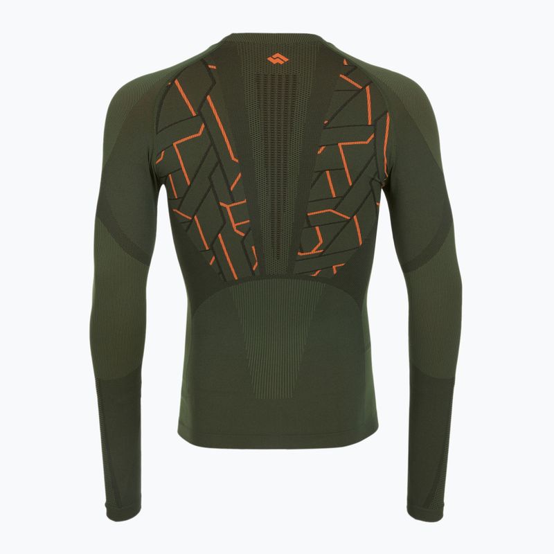 Men's thermal underwear set Alpinus Tactical Gausdal Set green/orange 12