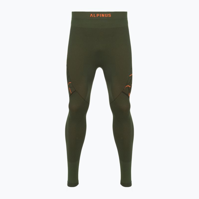 Men's thermal underwear set Alpinus Tactical Gausdal Set green/orange 15