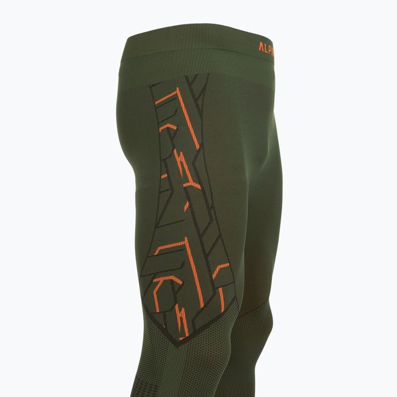 Men's thermal underwear set Alpinus Tactical Gausdal Set green/orange 17