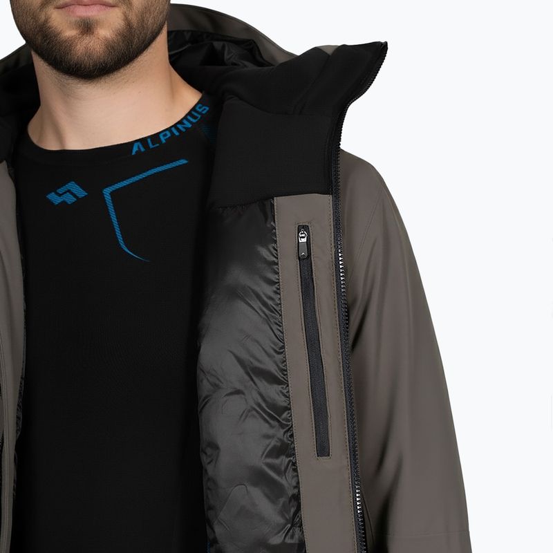 Men's rain coat Alpinus Ararat olive 5