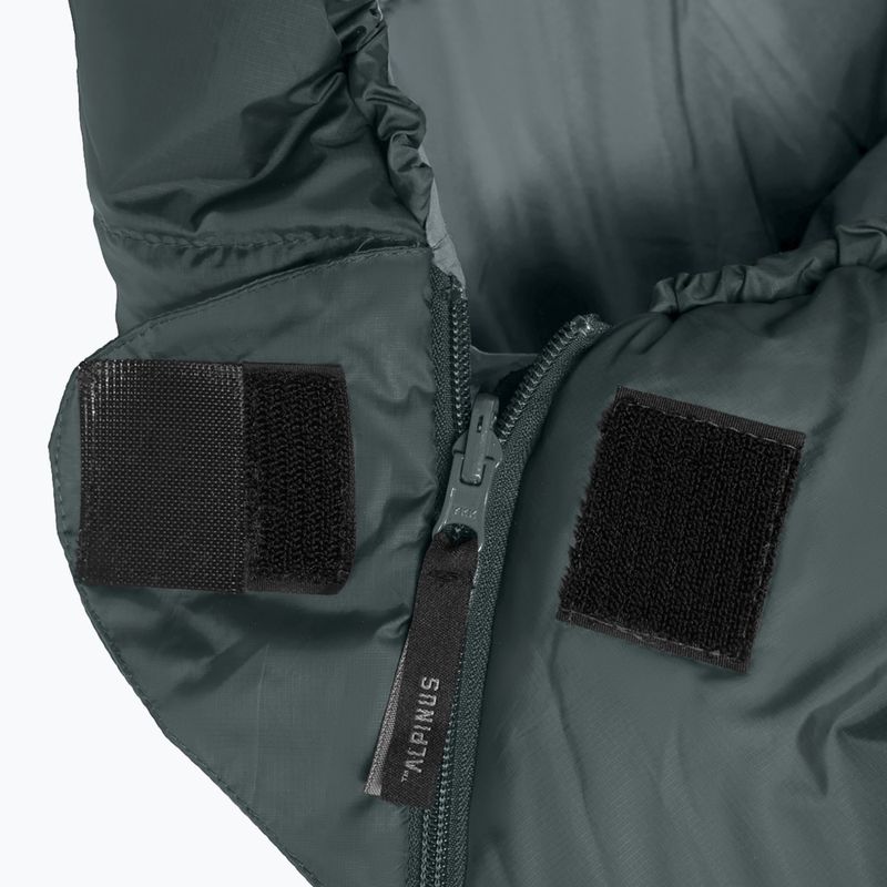 Sleeping bag Alpinus Wide & Long Fiber Pro 1250 215 cm/left pine green 4