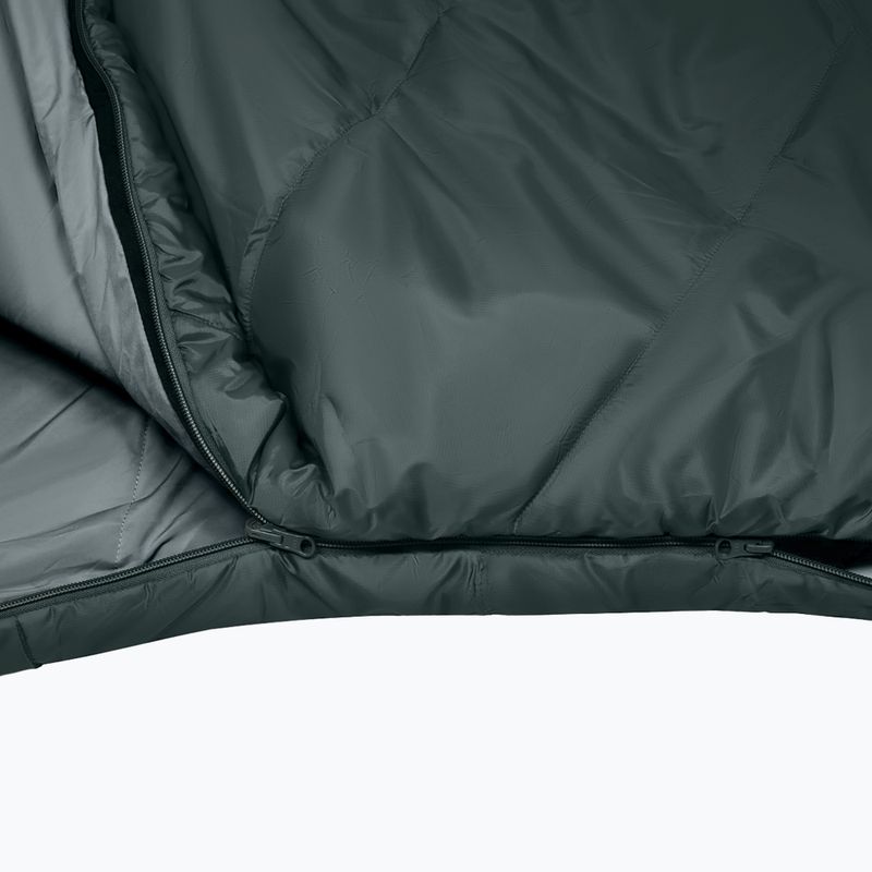 Sleeping bag Alpinus Wide & Long Fiber Pro 1250 215 cm/left pine green 5