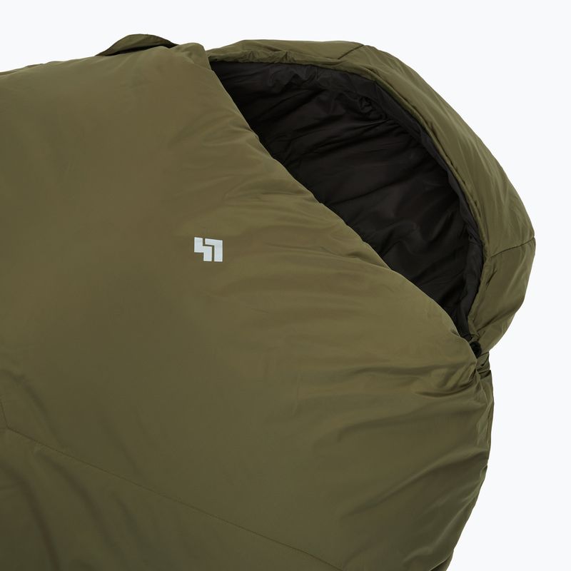 Sleeping bag Alpinus Wide & Long Fiber Pro 1050 230 cm/right pine green 4