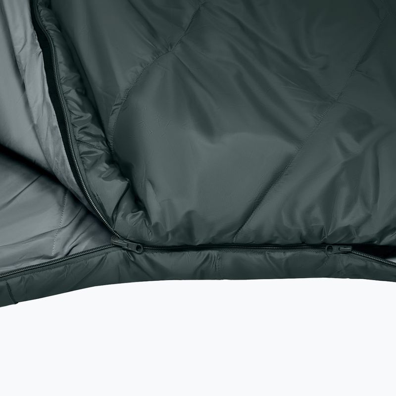 Sleeping bag Alpinus Wide & Long Fiber Pro 1250 215 cm/right pine green 5