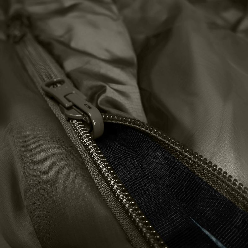 Sleeping bag Alpinus Wide & Long Fiber Pro 1250 215 cm/left olive 7