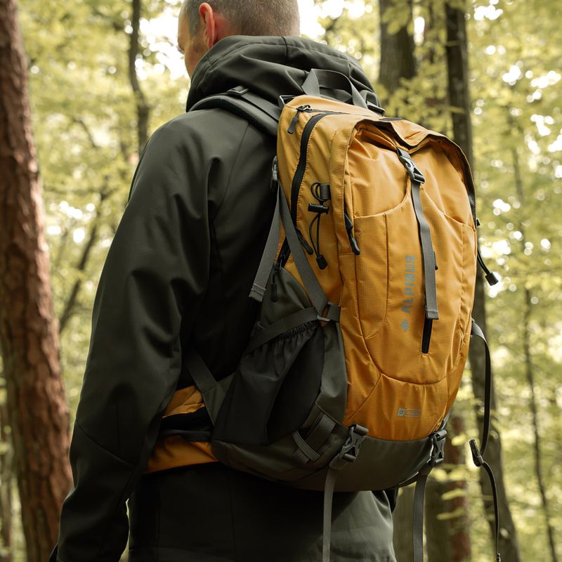 Hiking backpack Alpinus Tarfala 35 l mustard 3