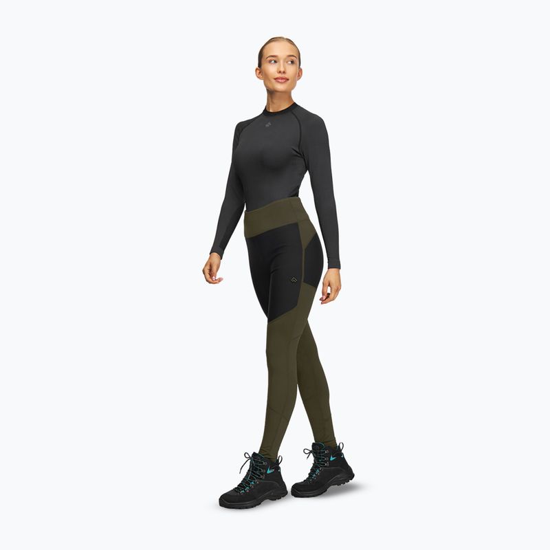 Women's leggings Alpinus Medium olive 2
