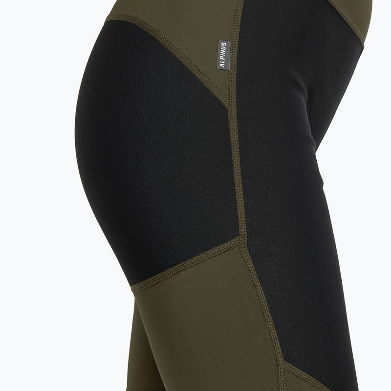 Women's leggings Alpinus Medium olive 5