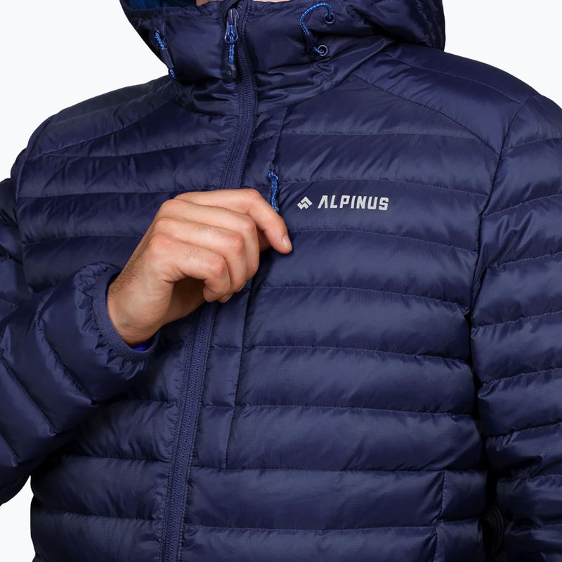 Men's down jacket Alpinus Kiruna navy blue 5