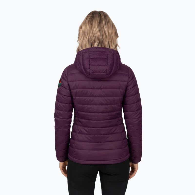 Women's insulated jacket Alpinus Tunari dark plum 2