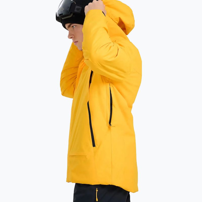 Men's ski jacket 4F M0793 orange 5