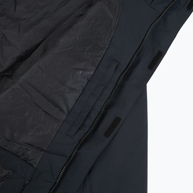 Men's ski jacket 4F M0793 deep black 6