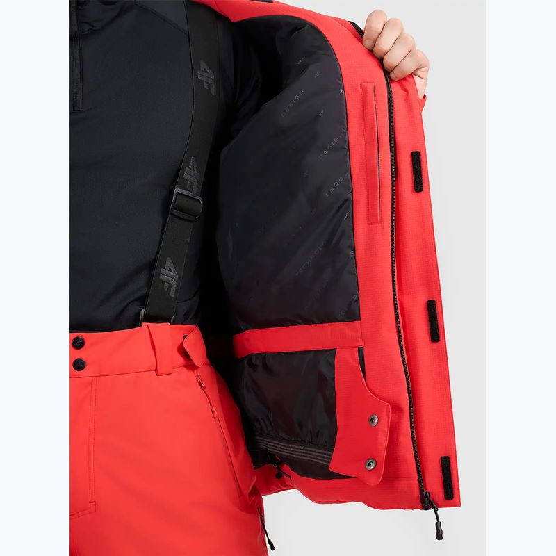 Men's ski jacket 4F M0791 red 9