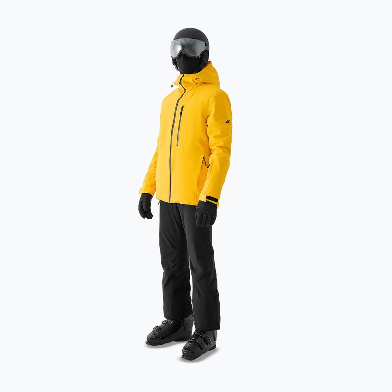 Men's ski jacket 4F M0877 yellow 2