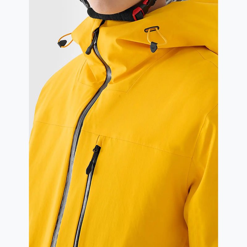 Men's ski jacket 4F M0877 yellow 6