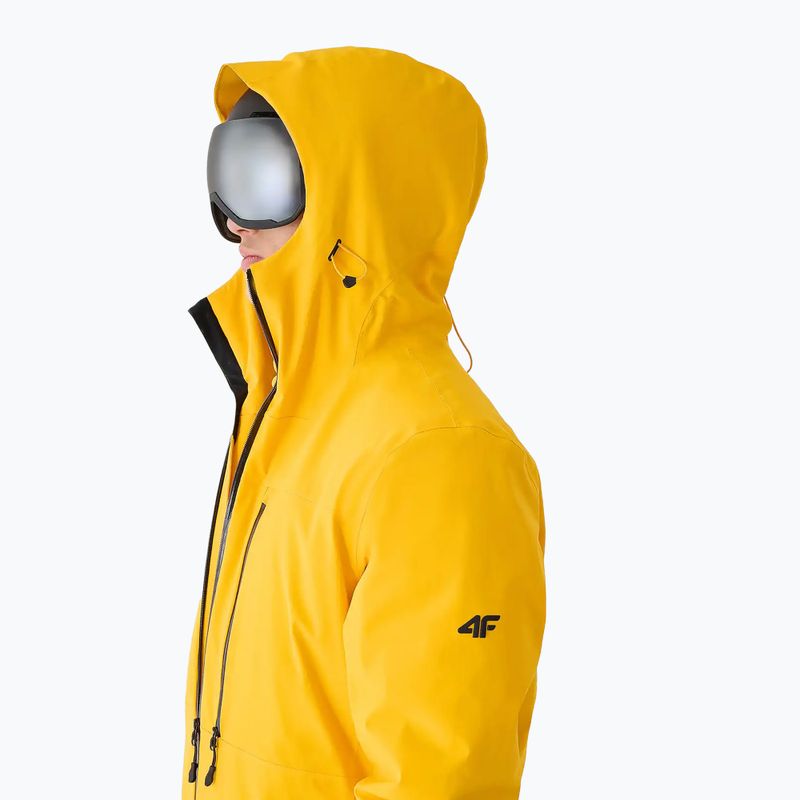 Men's ski jacket 4F M0877 yellow 7