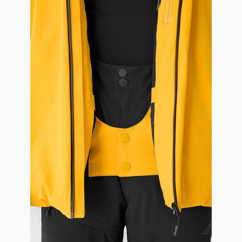 Men's ski jacket 4F M0877 yellow 11