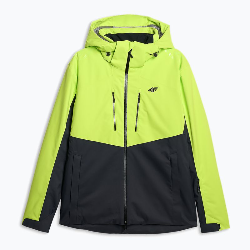 Men's ski jacket 4F M0997 lime 9