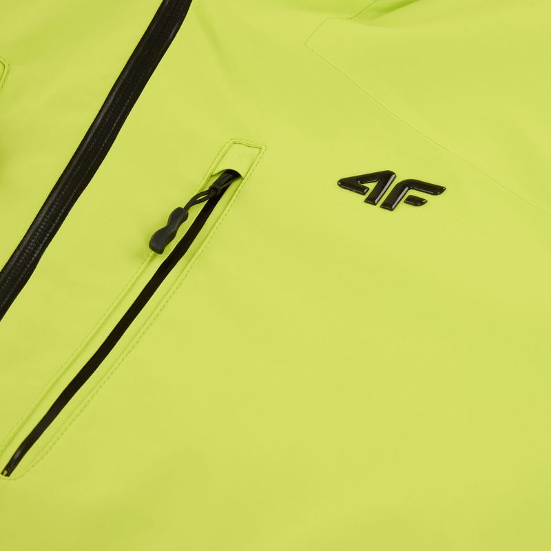 Men's ski jacket 4F M0997 lime 3