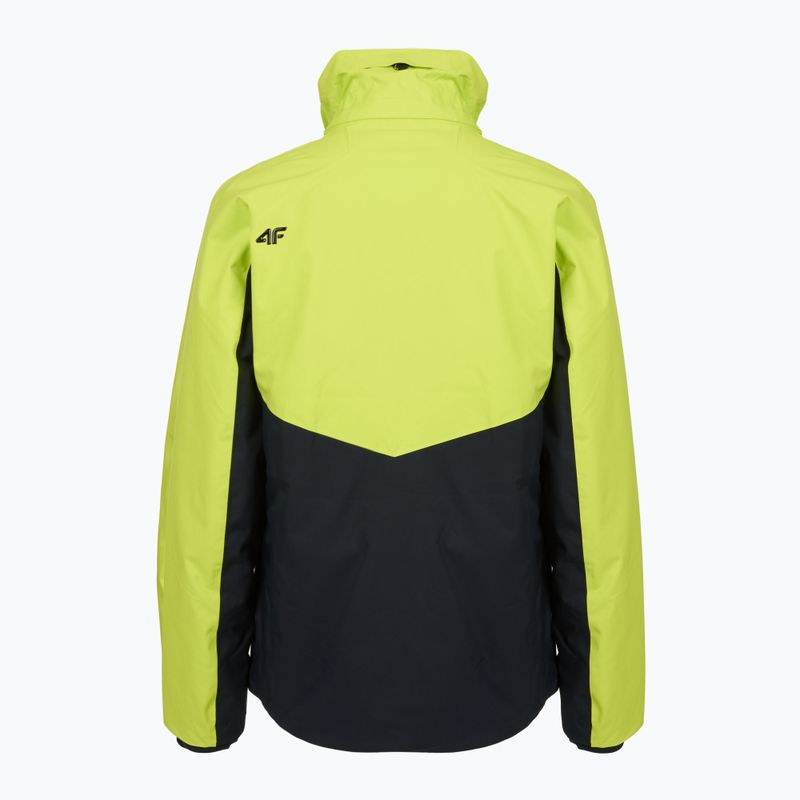 Men's ski jacket 4F M0997 lime 8