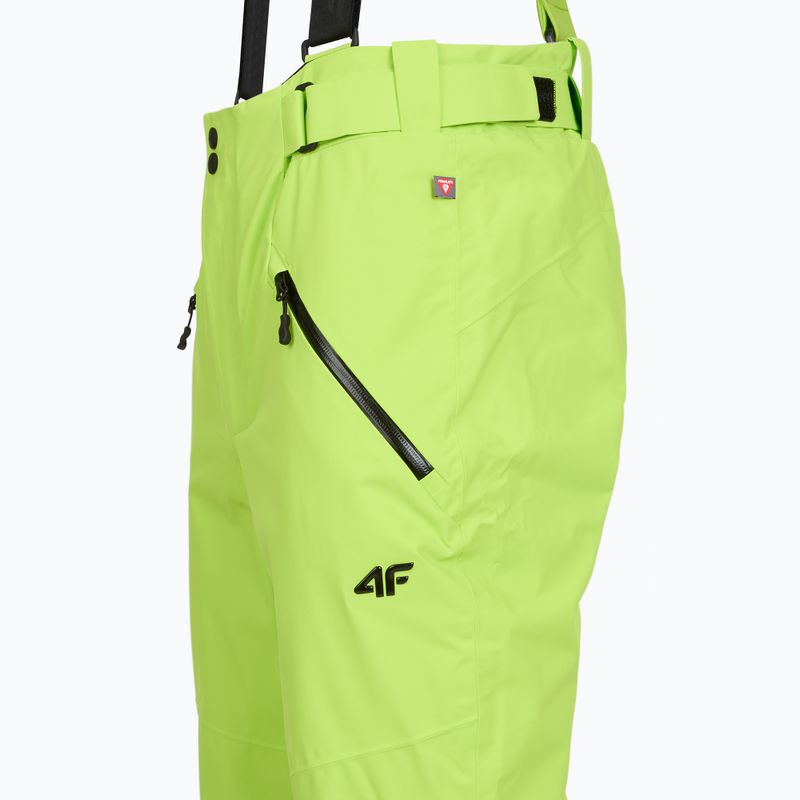 Men's ski trousers 4F Fnk M0902 lime 3
