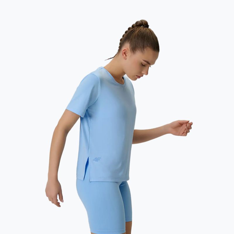 Women's training T-shirt 4F Multiactive FNK F1847 blue 5