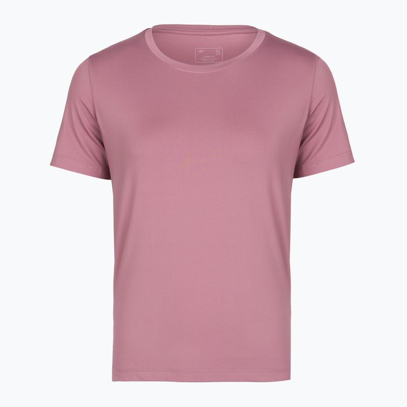 Women's training T-shirt 4F Multiactive FNK F1847 power coral 7