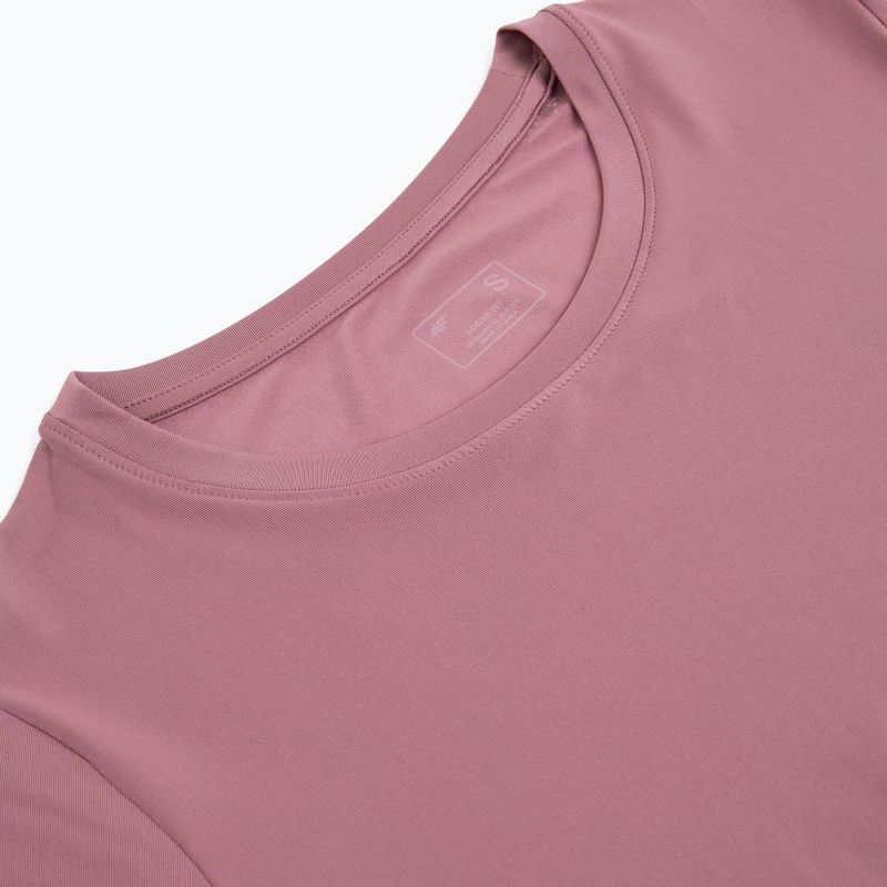 Women's training T-shirt 4F Multiactive FNK F1847 power coral 9