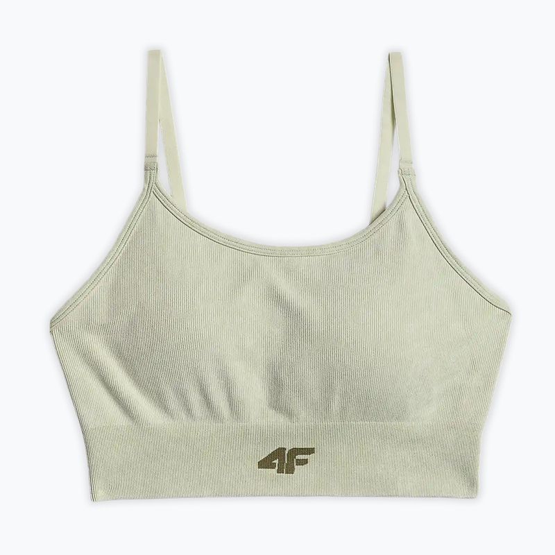 Training bra 4F Solar Punk F203 light green allover 8