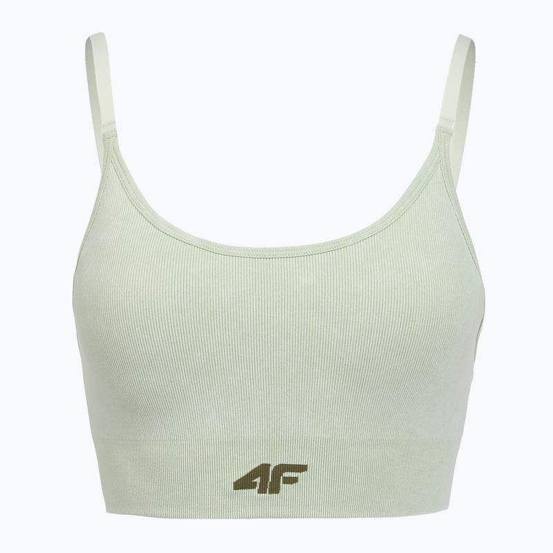 Training bra 4F Solar Punk F203 light green allover 8