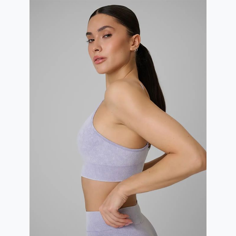 Training bra 4F Solar Punk F203 violet allover 5