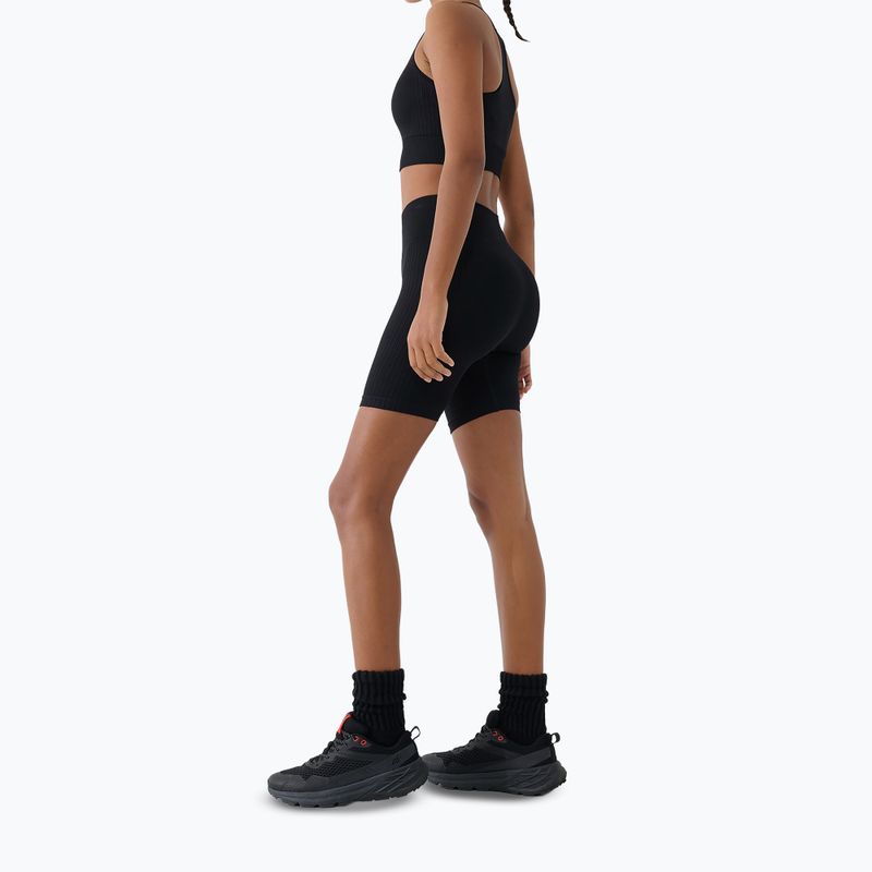 Women's training leggings 4F Multiative FNK F087 deep black 5