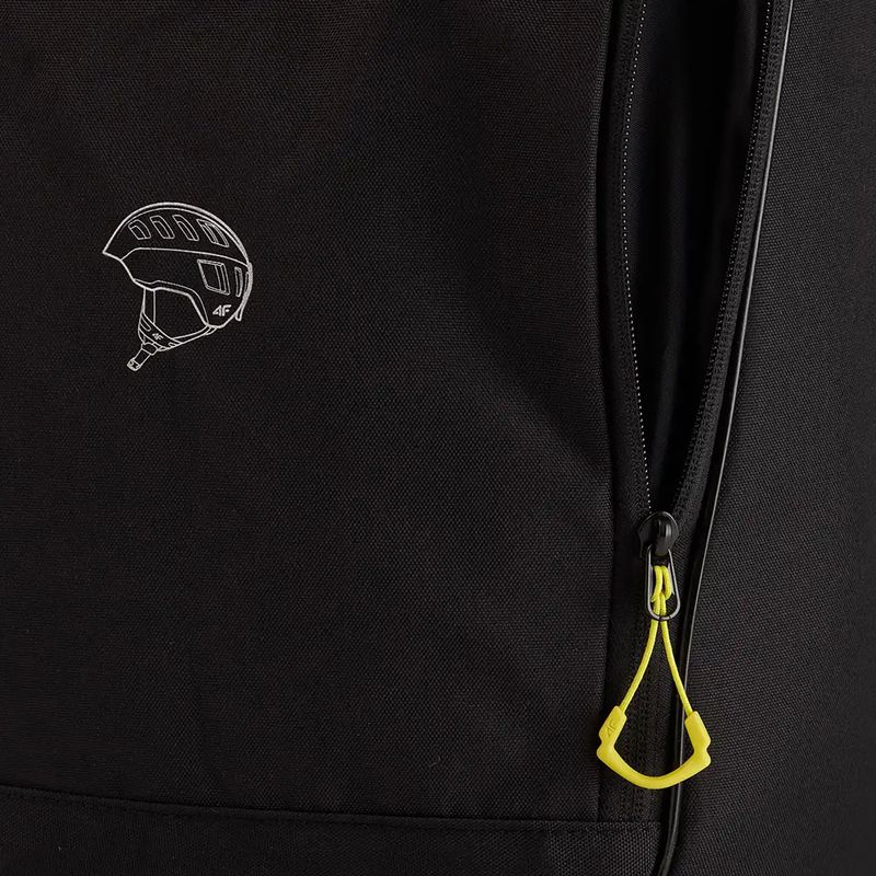 Ski boot and helmet bag 4F U182 deep black 4