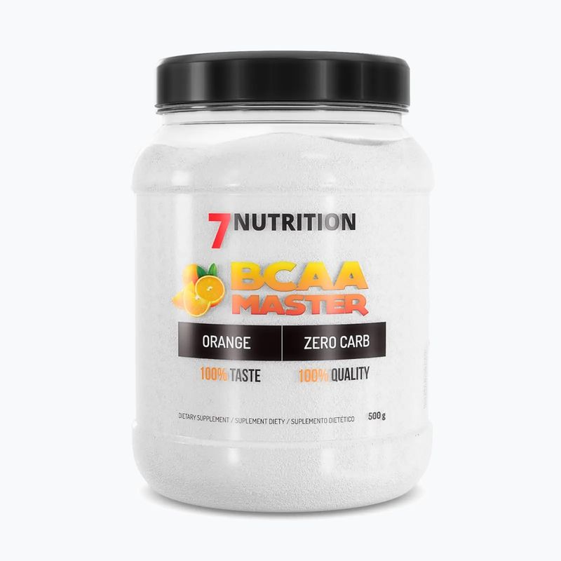 BCAA Master 7Nutrition amino acids 500g orange 7Nu000333-orange