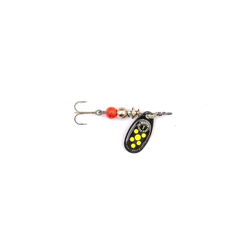 Mepps Black Fury spinner black and yellow 30448001