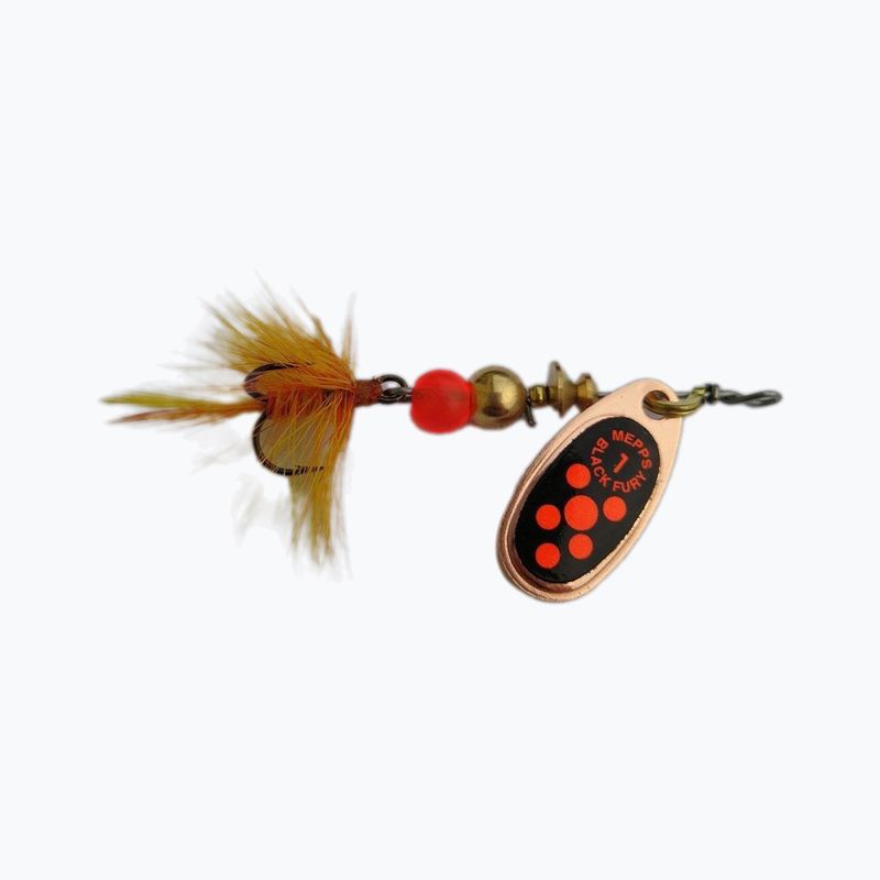 Mepps Black Fury spinner black and red 30446701