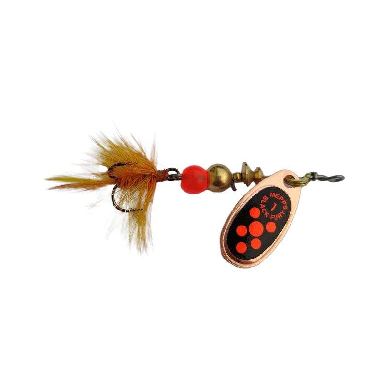 Mepps Black Fury Mouche spinner copper/black/red 30446704