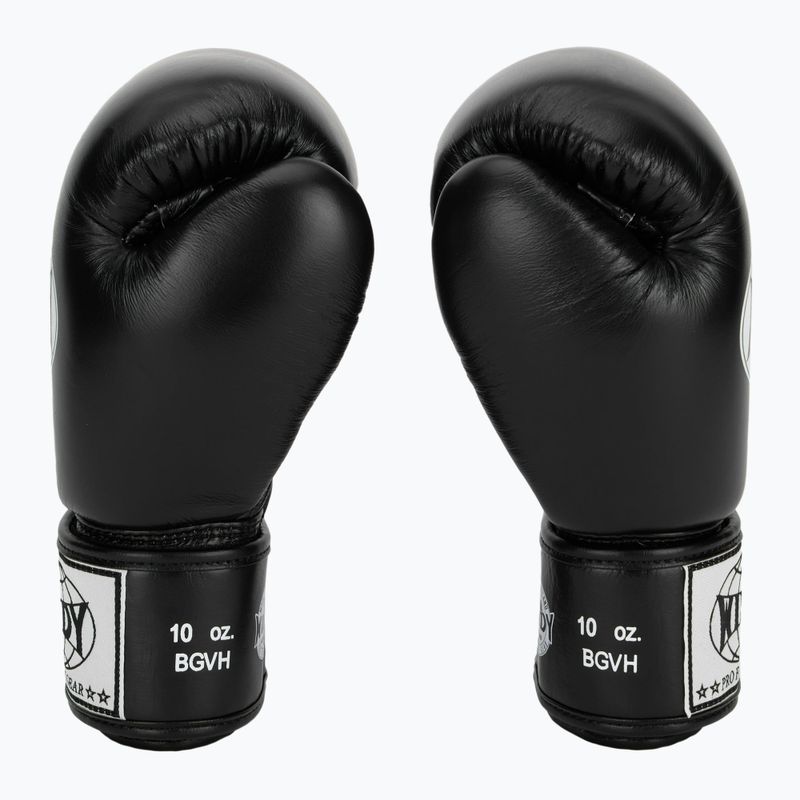 Boxing gloves WINDY Classic Genuine Leather black 4