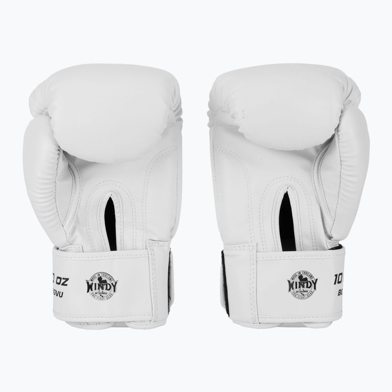 Boxing gloves WINDY Classic Synthetic Leather white 3