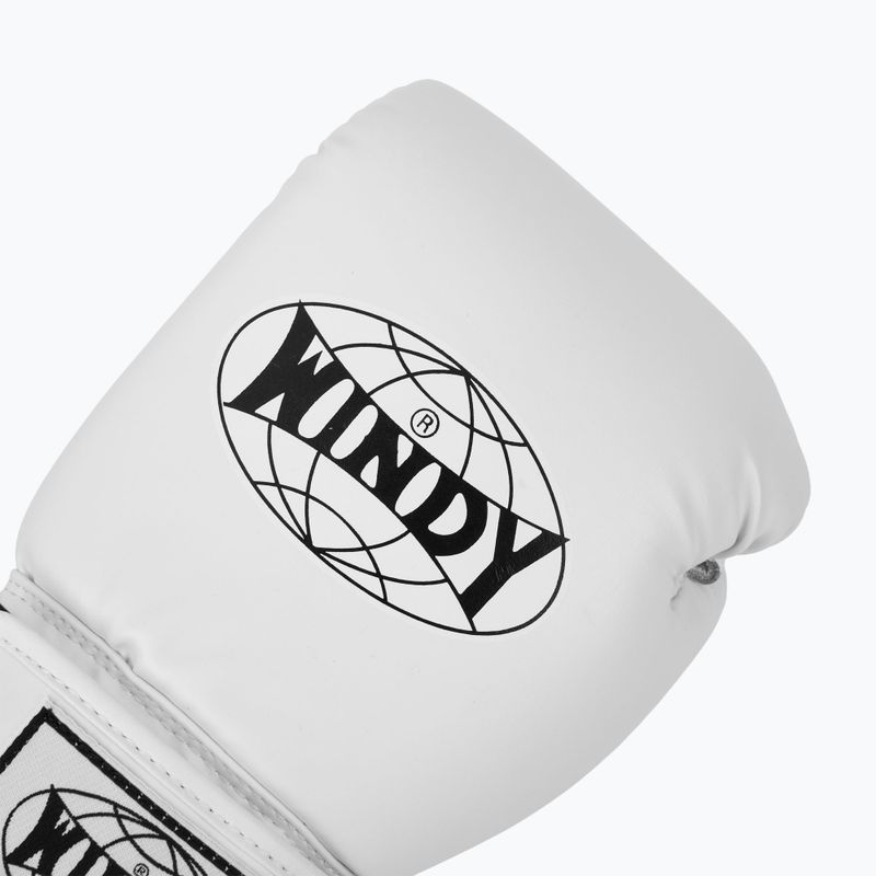 Boxing gloves WINDY Classic Synthetic Leather white 5